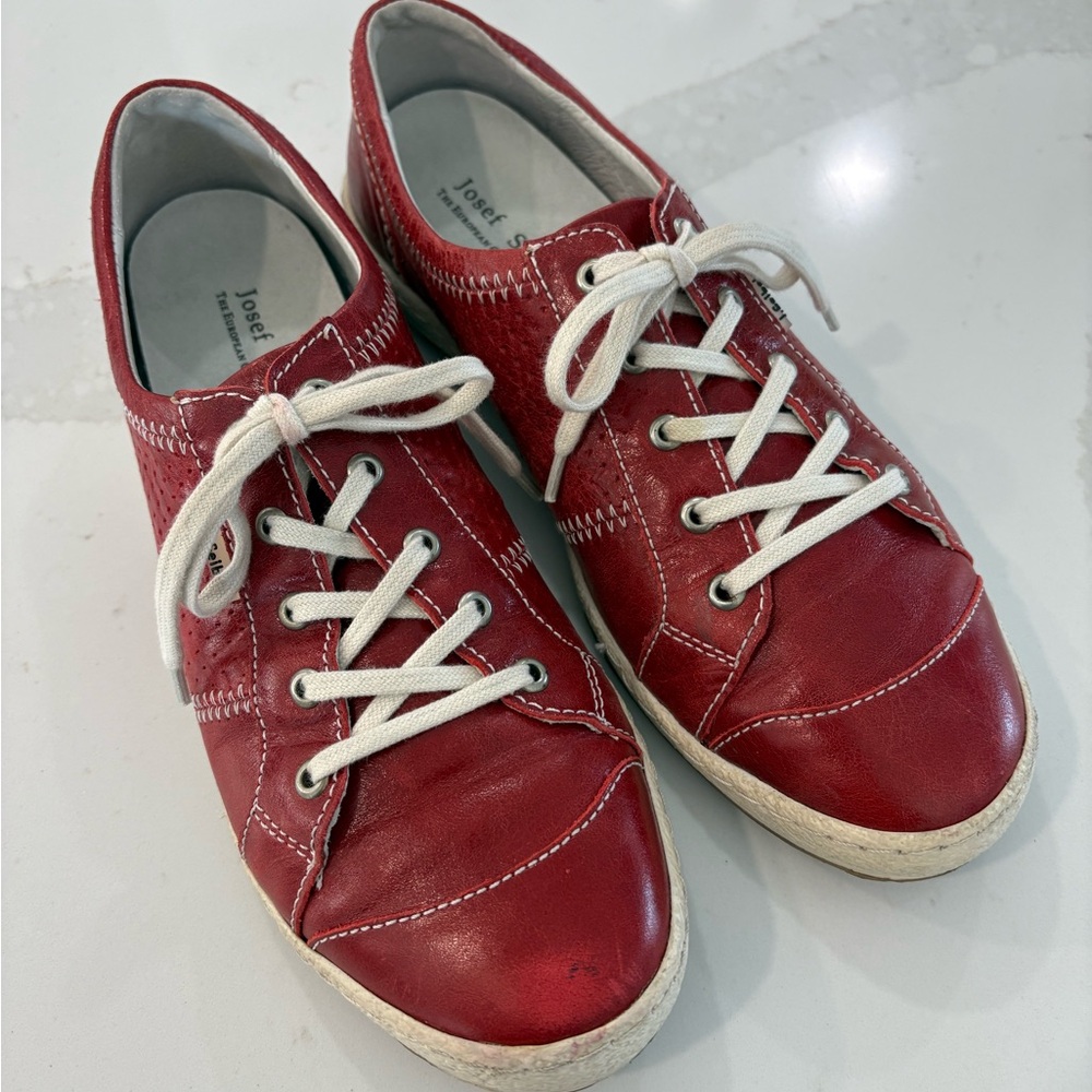 Josef Seibel Red Casual Shoes